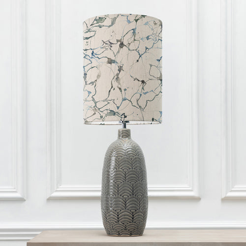 Abstract Grey Lighting - Jadis  & Carrara Anna  Complete Table Lamp Grey/Frost Additions