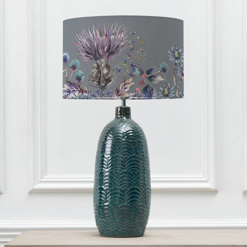 Floral Blue Lighting - Jadis  & Elysium Eva  Complete Table Lamp Aqua/Sapphire Voyage Maison