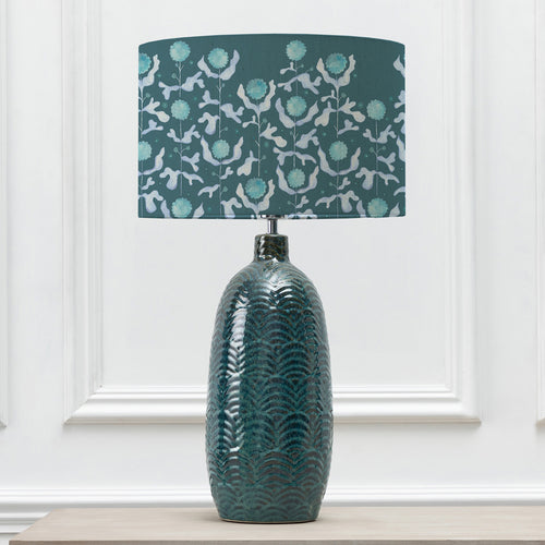 Abstract Blue Lighting - Mariani Eva & Jadis Complete Table Lamp Teal Voyage Maison