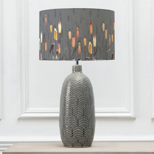 Floral Grey Lighting - Jadis  & Orientalis Eva  Complete Table Lamp Grey/Amber Voyage Maison