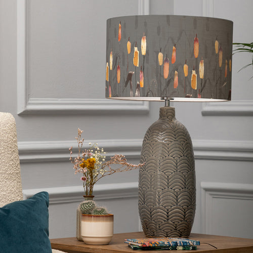 Floral Grey Lighting - Jadis  & Orientalis Eva  Complete Table Lamp Grey/Amber Voyage Maison