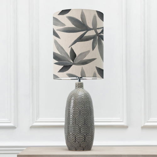 Floral Grey Lighting - Jadis  & Silverwood Anna  Complete Table Lamp Grey/Willow Additions