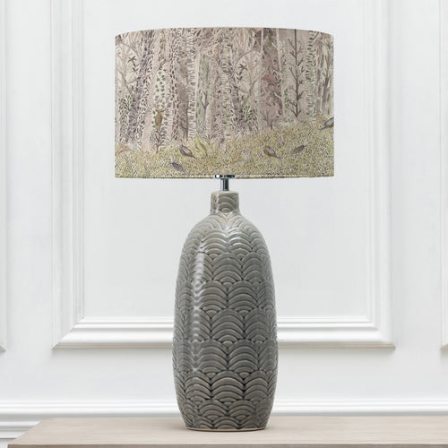 Animal Grey Lighting - Whimsical Tale Eva & Jadis Complete Table Lamp Grey/Willow Voyage Maison