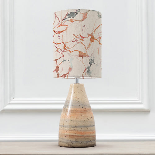 Abstract Beige Lighting - Carrara Anna & Japura Complete Table Lamp Sandstone/Rosewater Additions