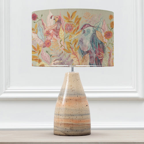 Animal Beige Lighting - Japura  & Ennerdale Forest Eva  Complete Table Lamp Sandstone/Harvest Voyage Maison