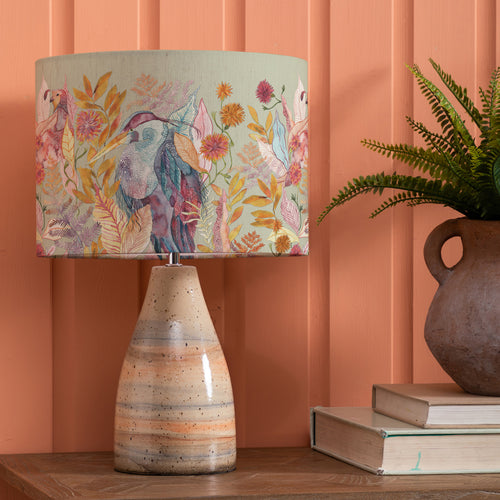 Animal Beige Lighting - Ennerdale Forest Eva & Japura Complete Table Lamp Sandstone/Harvest Voyage Maison