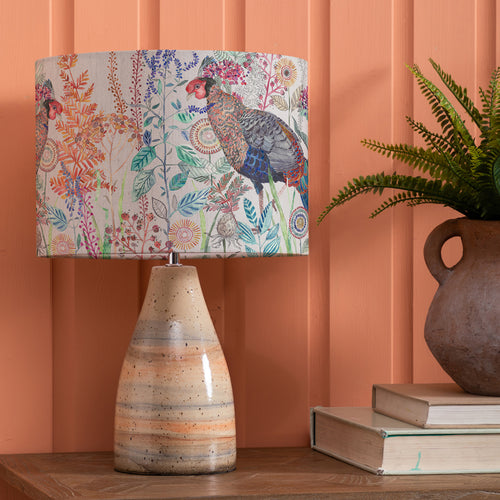 Animal Beige Lighting - Japura  & Lady Amherst Eva  Complete Table Lamp Sandstone/Linen Voyage Maison