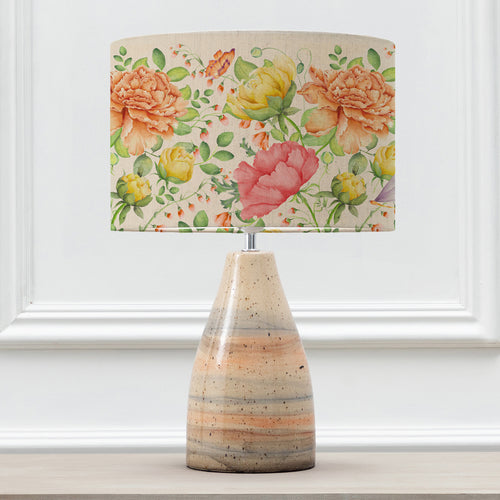 Floral Orange Lighting - Maisie Eva & Japura Complete Table Lamp Sand Voyage Maison