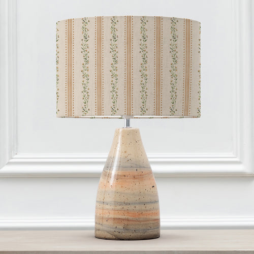 Floral Orange Lighting - Primavera Eva & Japura Complete Table Lamp Sandstone/Melba Voyage Maison