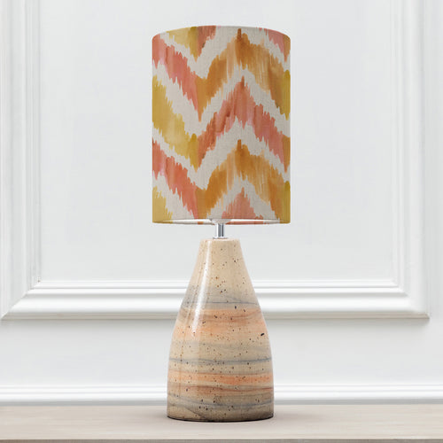 Abstract Beige Lighting - Japura  & Savannah Anna  Complete Table Lamp Sandstone/Amber Additions