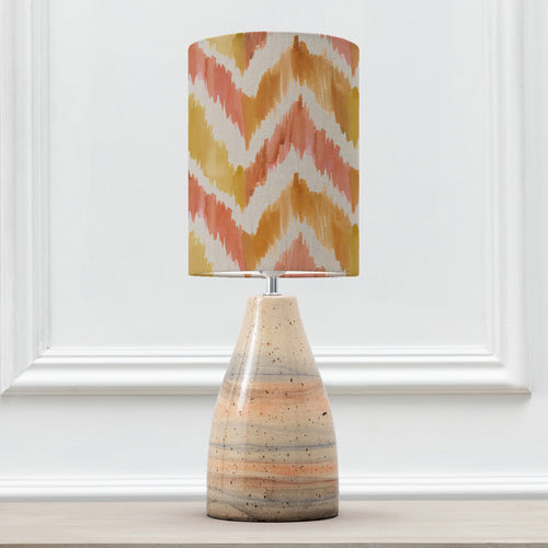 Abstract Beige Lighting - Savannah Anna & Japura Complete Table Lamp Sandstone/Amber Additions