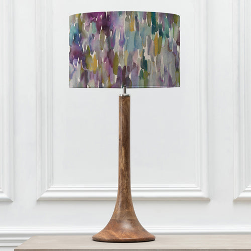 Abstract Brown Lighting - Azima Eva & Kinross Complete Table Lamp Mango/Indigo Voyage Maison