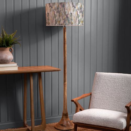 Abstract Brown Lighting - Kinross  & Azima Eva  Complete Floor Lamp Mango/Ironstone Voyage Maison