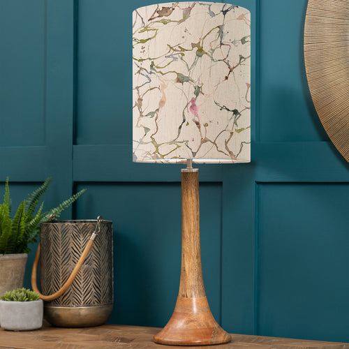 Abstract Brown Lighting - Carrara Anna & Kinross Complete Table Lamp Mango/Meadow Additions