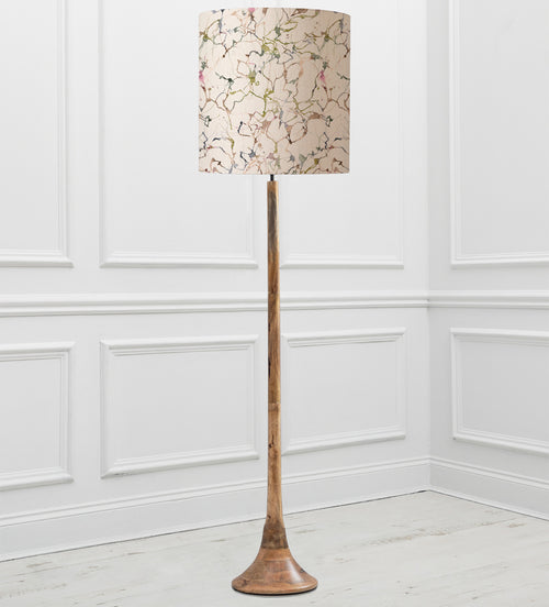 Abstract Brown Lighting - Carrara Anna & Kinross Complete Floor Lamp Mango/Meadow Additions