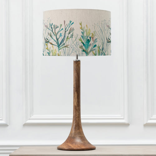 Abstract Brown Lighting - Kinross  & Coral Reef Eva  Complete Table Lamp Mango/Kelpie Voyage Maison