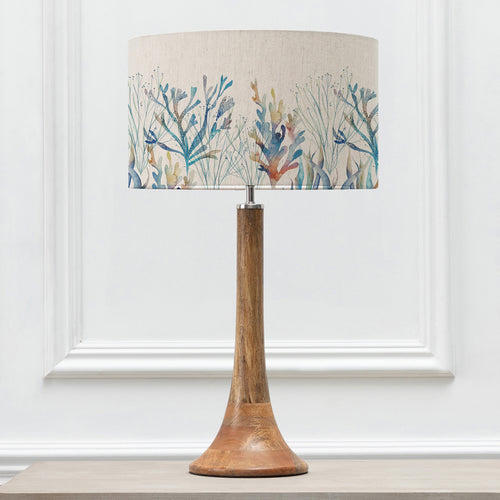 Abstract Brown Lighting - Coral Reef Eva & Kinross Complete Table Lamp Mango/Cobalt Voyage Maison
