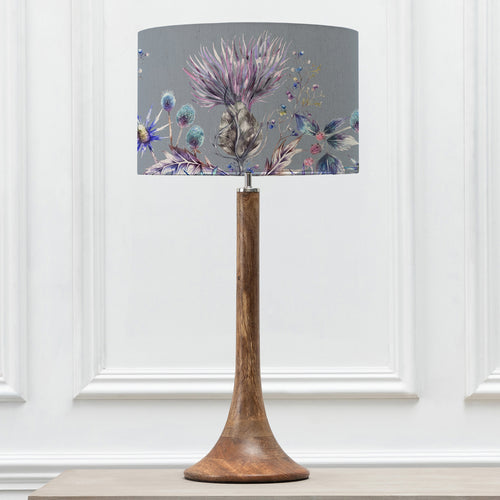 Floral Brown Lighting - Kinross  & Elysium Eva  Complete Table Lamp Mango/Sapphire Voyage Maison