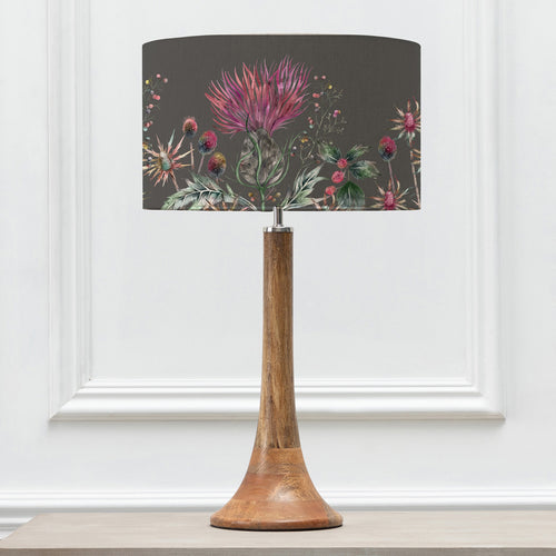 Floral Brown Lighting - Kinross  & Elysium Eva  Complete Table Lamp Mango/Onyx Voyage Maison