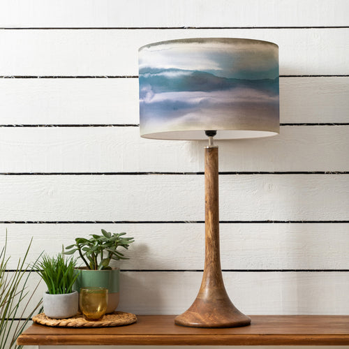 Abstract Brown Lighting - Kinross  & Fjord Eva  Complete Table Lamp Mango/Loch Voyage Maison