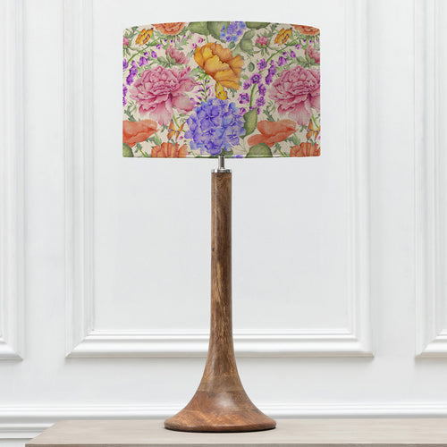 Floral Multi Lighting - Idalia Eva & Kinross Complete Table Lamp Fuschia Voyage Maison