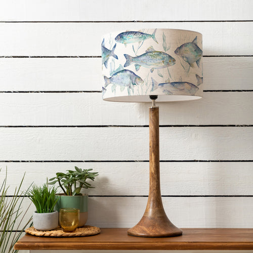 Animal Brown Lighting - Ives Waters Eva & Kinross Complete Table Lamp Mango/Marine Voyage Maison