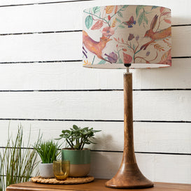 Voyage Maison Kinross Tall & Leaping Into The Fauna Eva Complete Table Lamp in Mango/Linen