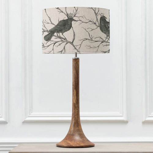 Animal Brown Lighting - Kinross  & Monarch Eva  Complete Table Lamp Mango/Linen Voyage Maison