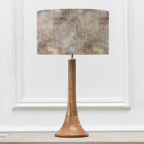 Abstract Brown Lighting - Kinross Small & Monet Eva  Complete Table Lamp Mango/Ironstone Voyage Maison