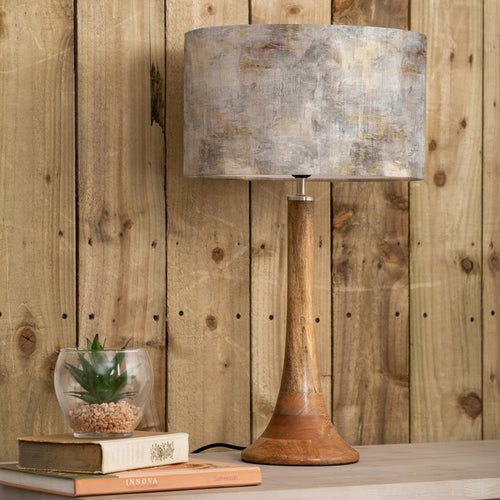 Abstract Brown Lighting - Kinross Small & Monet Eva  Complete Table Lamp Mango/Ironstone Voyage Maison