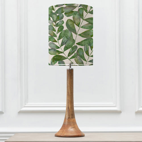 Floral Brown Lighting - Kinross Small & Rowan Anna  Complete Table Lamp Mango/Apple Additions