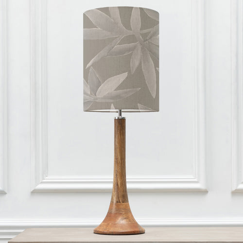 Floral Brown Lighting - Kinross Small & Silverwood Anna  Complete Table Lamp Mango/Snow Additions