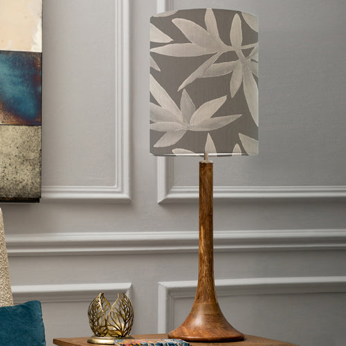 Floral Brown Lighting - Kinross Tall & Silverwood Anna  Complete Table Lamp Mango/Frost Additions