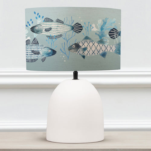 Animal White Lighting - Barbeau Eva & Larissa Complete Table Lamp Ecru/Seafoam Voyage Maison