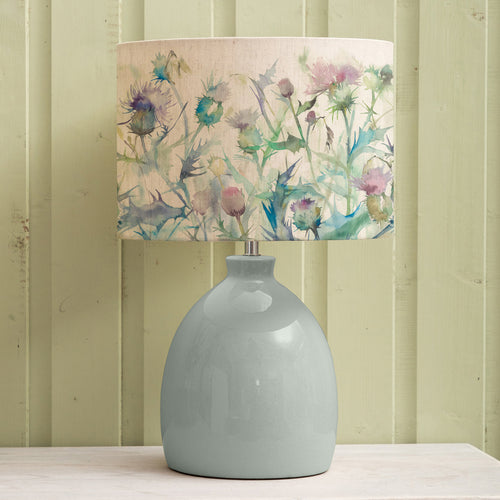 Floral Blue Lighting - Leura  & Cirsium Eva  Complete Table Lamp Duck/Damson Voyage Maison