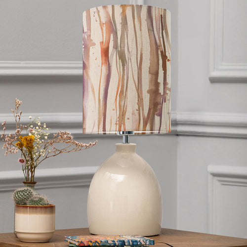 Abstract Cream Lighting - Falls Anna & Leura Complete Table Lamp Cream/Ironstone Additions