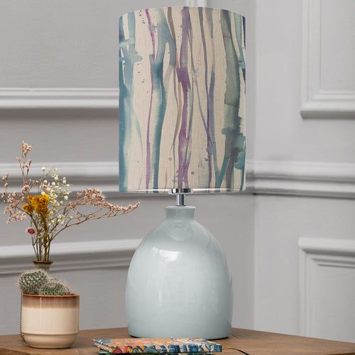 Abstract Blue Lighting - Falls Anna & Leura Complete Table Lamp Duck/Indigo Additions