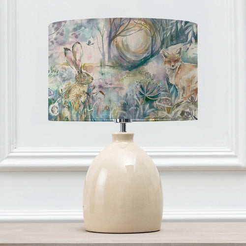 Animal Cream Lighting - Fox And Hare Eva & Leura Complete Table Lamp Cream/Linen Voyage Maison