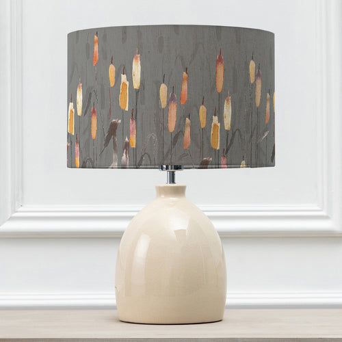 Floral Cream Lighting - Orientalis Eva & Leura Complete Table Lamp Cream/Amber Voyage Maison