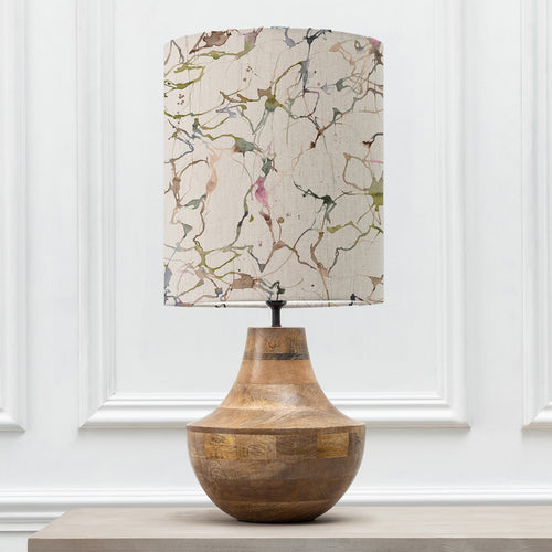 Abstract Brown Lighting - Leven  & Carrara Anna  Complete Table Lamp Mango/Meadow Additions
