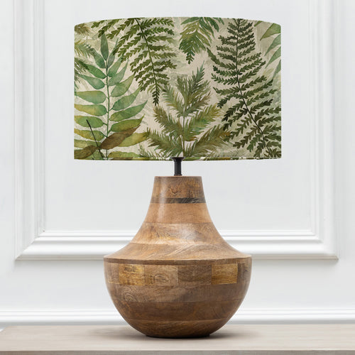 Floral Green Lighting - Elowen Eva & Leven Complete Table Lamp Linen Voyage Maison