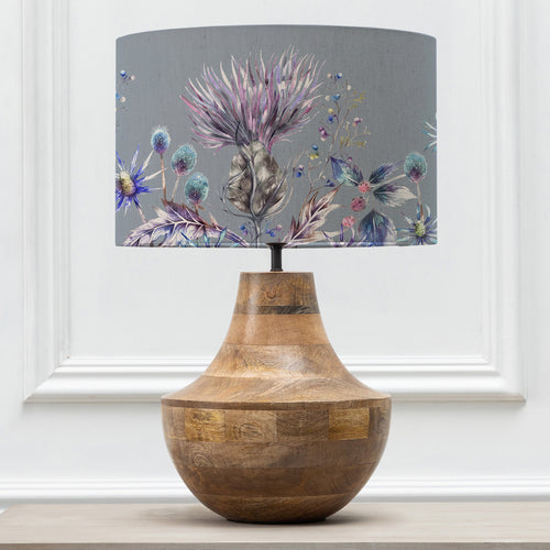 Floral Brown Lighting - Leven  & Elysium Eva  Complete Table Lamp Mango/Sapphire Voyage Maison