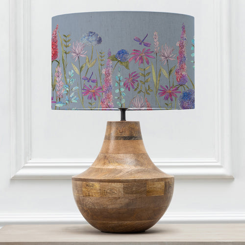 Floral Brown Lighting - Leven  & Florabunda Eva  Complete Table Lamp Mango/Bluebell Voyage Maison