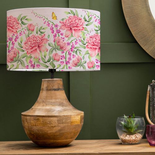 Floral Pink Lighting - Junelle Eva & Leven Complete Table Lamp Heather Voyage Maison