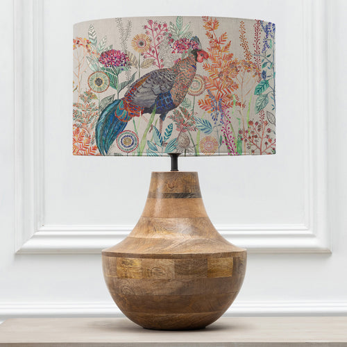 Animal Brown Lighting - Leven  & Lady Amherst Eva  Complete Table Lamp Mango/Linen Voyage Maison