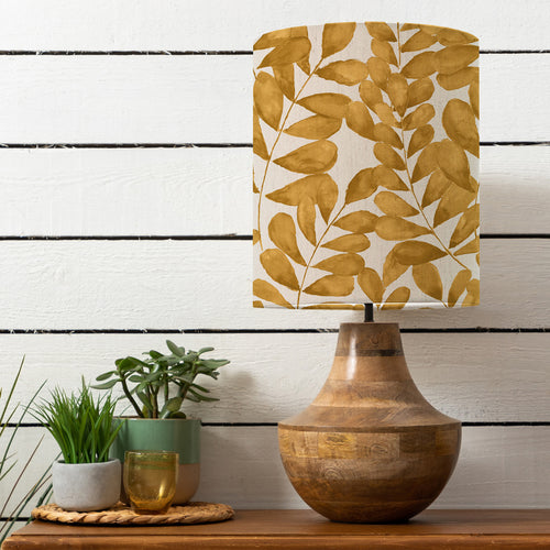 Floral Brown Lighting - Leven  & Rowan Anna  Complete Table Lamp Mango/Gold Additions