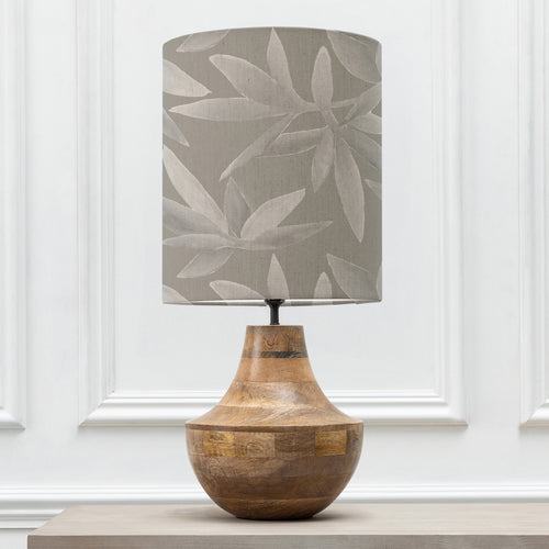 Floral Brown Lighting - Leven  & Silverwood Anna  Complete Table Lamp Mango/Snow Additions