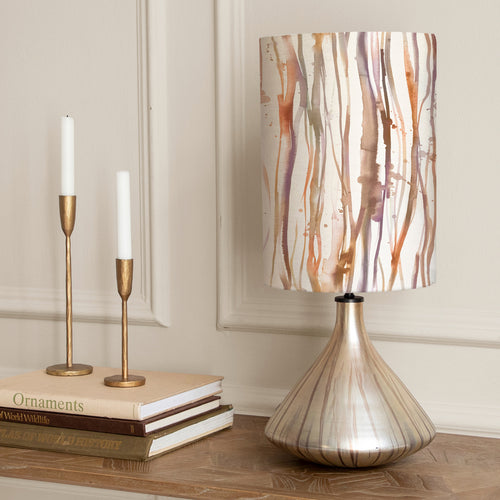 Abstract Gold Lighting - Luna  & Falls Anna  Complete Table Lamp Glass/Ironstone Additions