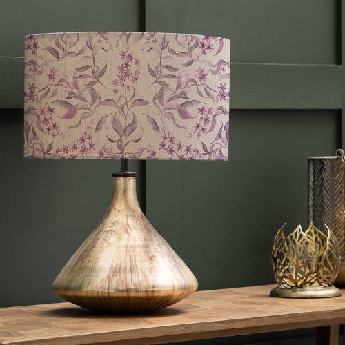 Floral Purple Lighting - Luna & Hettie Complete Table Lamp Hyancinth Voyage Maison