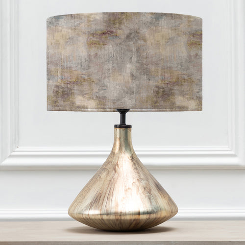 Abstract Gold Lighting - Luna  & Monet Eva  Complete Table Lamp Glass/Ironstone Voyage Maison